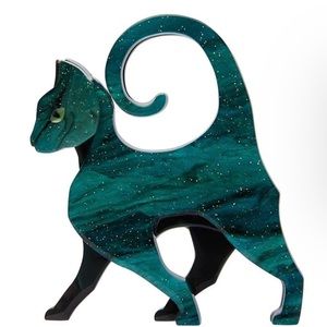 Erstwilder On the Prowl Cat Brooch, Cat